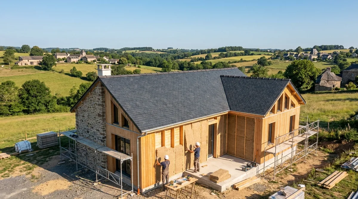 Construction neuve en Corrèze : normes et tendances BTP 2026 - illustration article blog Artizo