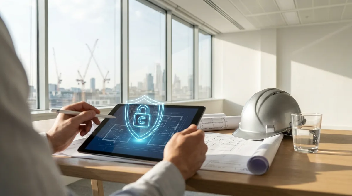 digital copyright protection concept for construction business