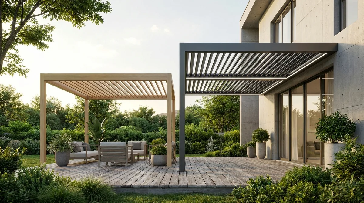Prix d'une pergola bioclimatique 4x3 et de sa pose - illustration article blog Artizo