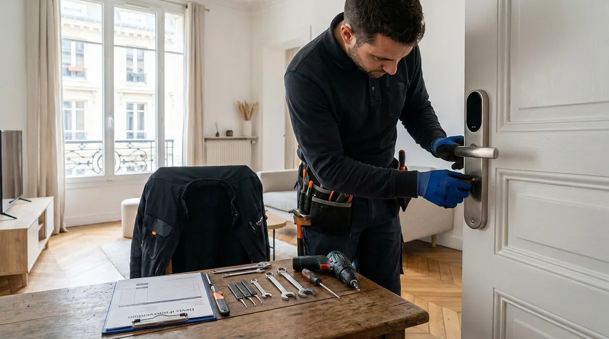 Prix d'un serrurier et devis d'intervention - illustration article blog Artizo