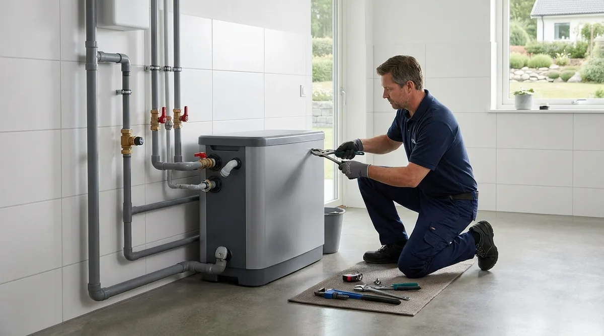 Installation d'une station de traitement des eaux grises par un plombier professionnel