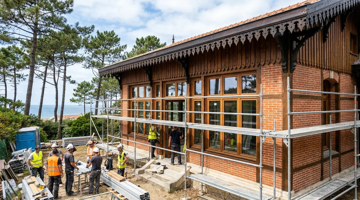 Rénover une villa arcachonnaise en Gironde : défis du BTP 2026 - illustration article blog Artizo