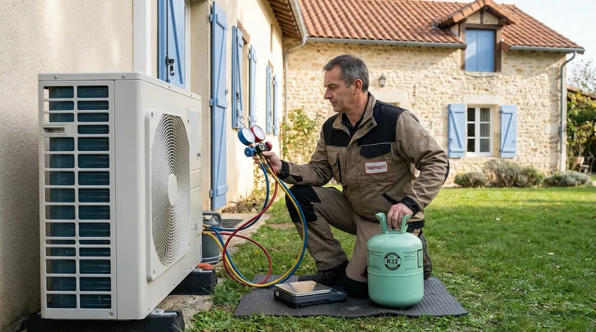 Recharge de clim maison, tarifs et coût d'intervention - illustration article blog Artizo
