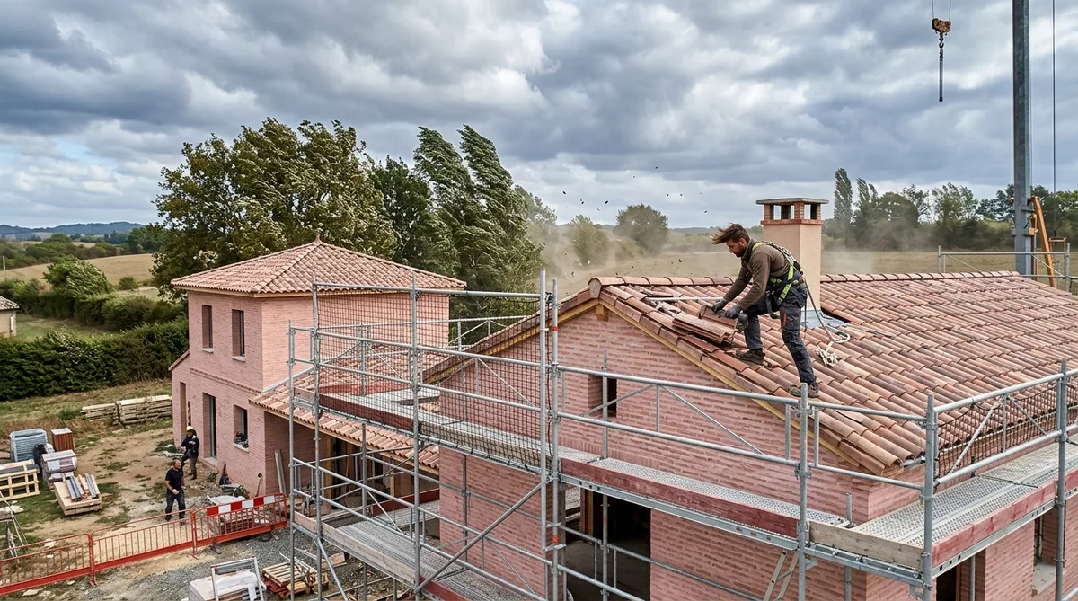 Vent d'Autan en Haute-Garonne : Sécuriser son Chantier en 2026 - illustration article blog Artizo